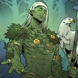Chapter 24: The Jack in the Green intoduces himself to Luke and Tess. Time to introduce the reader to the song that inspired the comic! (thejackinthegreen.com)